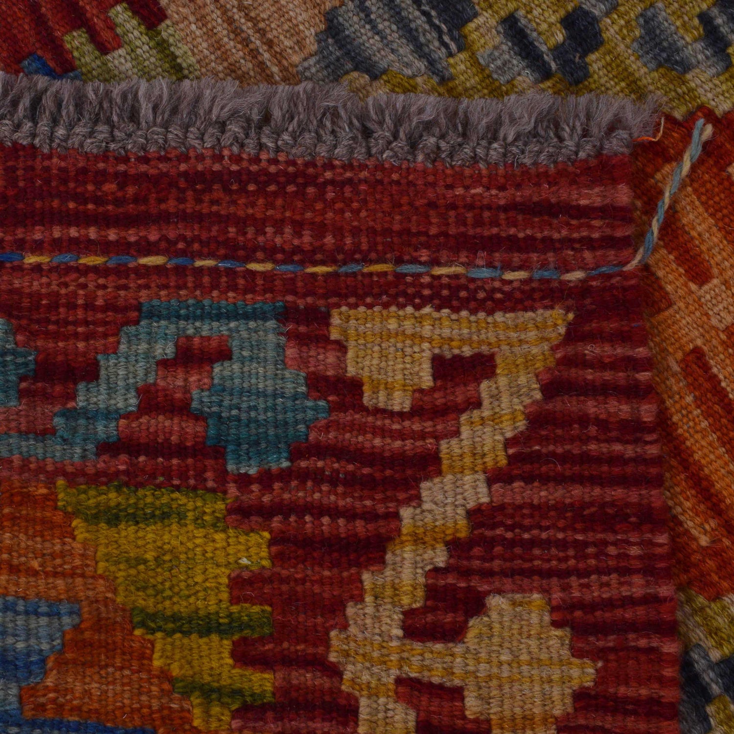 Handmade Afghan Vegetable Kilim Runner 1' 11" x 4' 11" ft / 58 x 151 cm - No. B35921