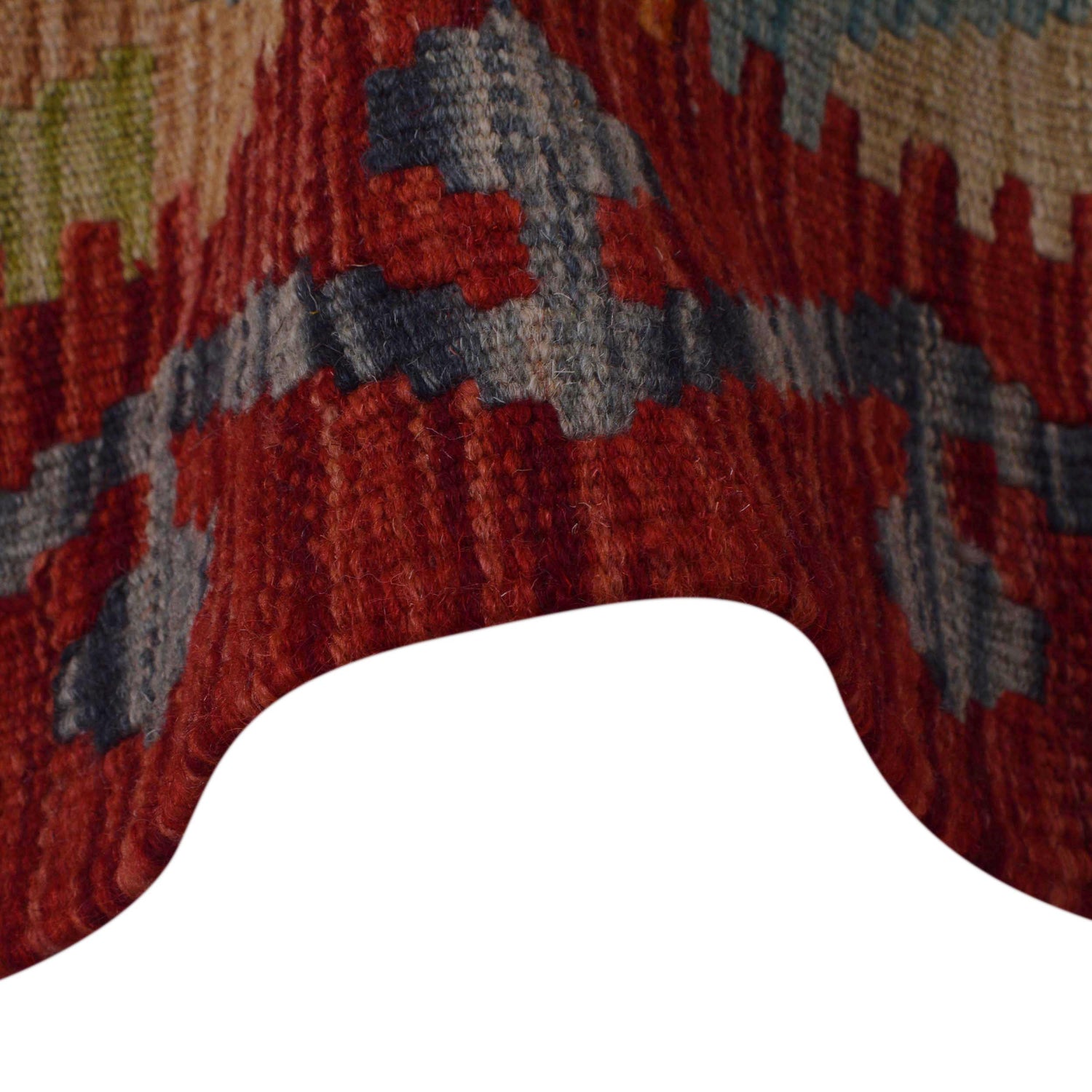 Handmade Afghan Vegetable Kilim Runner 1' 11" x 4' 11" ft / 58 x 151 cm - No. B35921