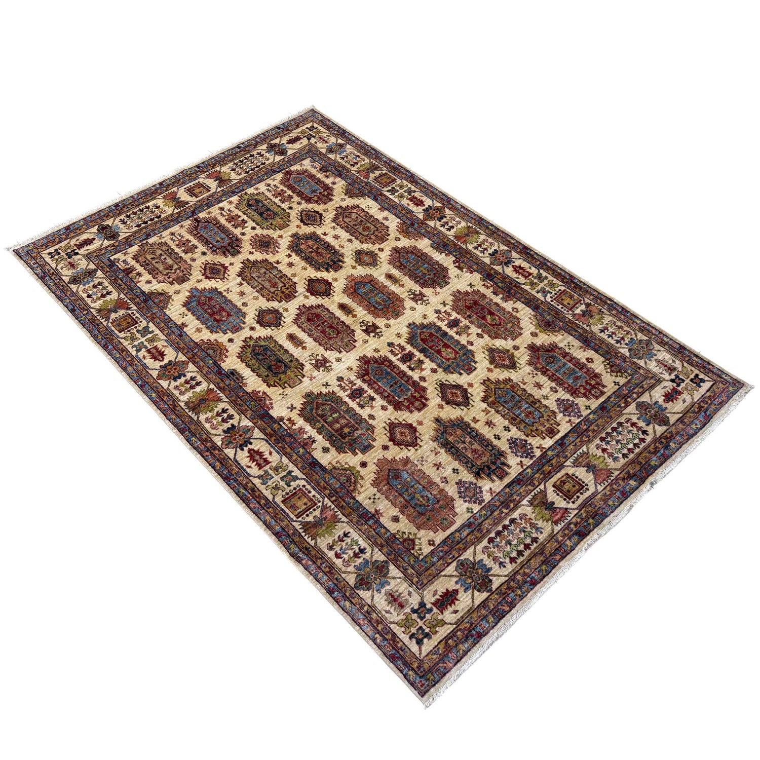 Luxury Fine Waziri Carpet 6' 8" x 9' 5" ft / 202 x 286 cm - No. B39603