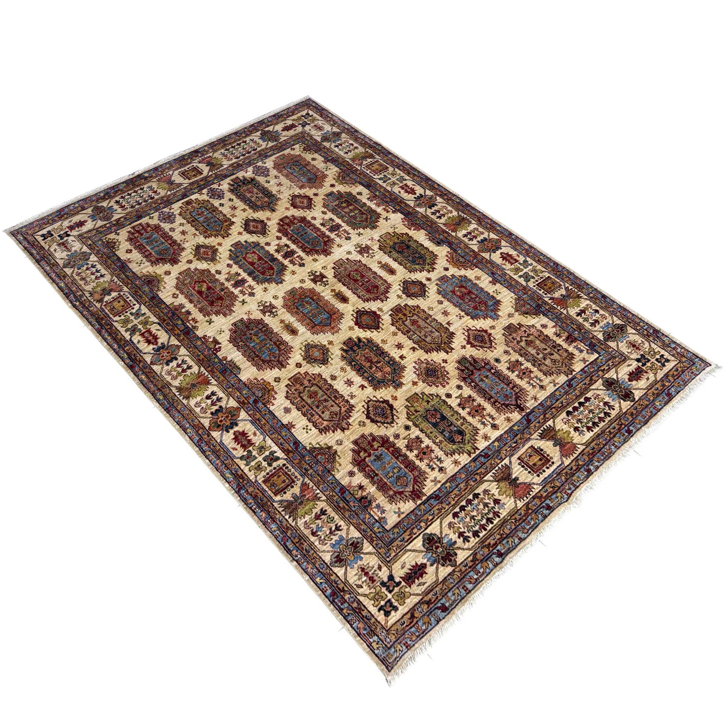 Luxury Fine Waziri Carpet 6' 8" x 9' 5" ft / 202 x 286 cm - No. B39603