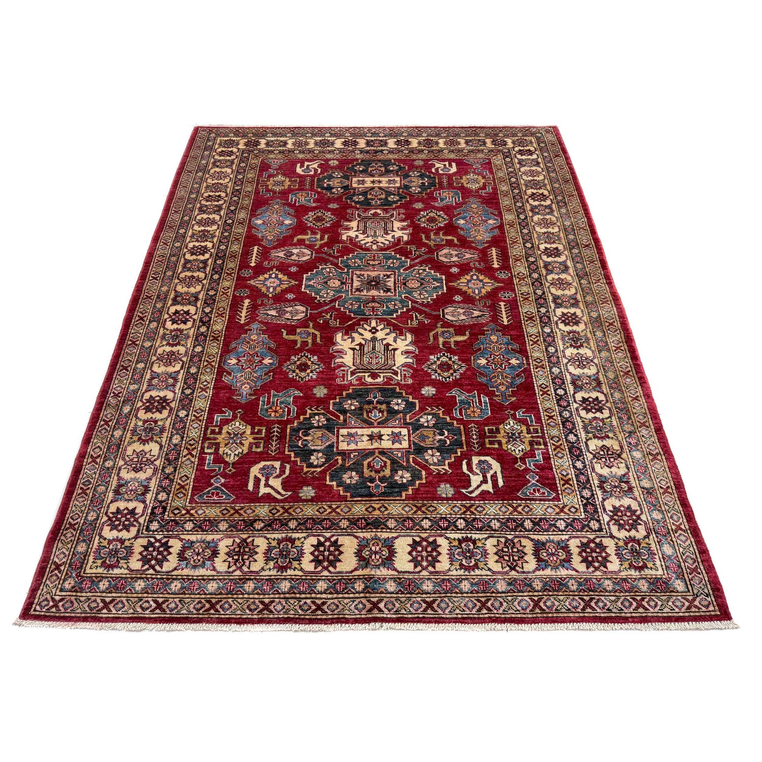 Supreme Kazak Carpet 5' 10" x 8' 0" ft / 177 x 245 cm - No. B39605