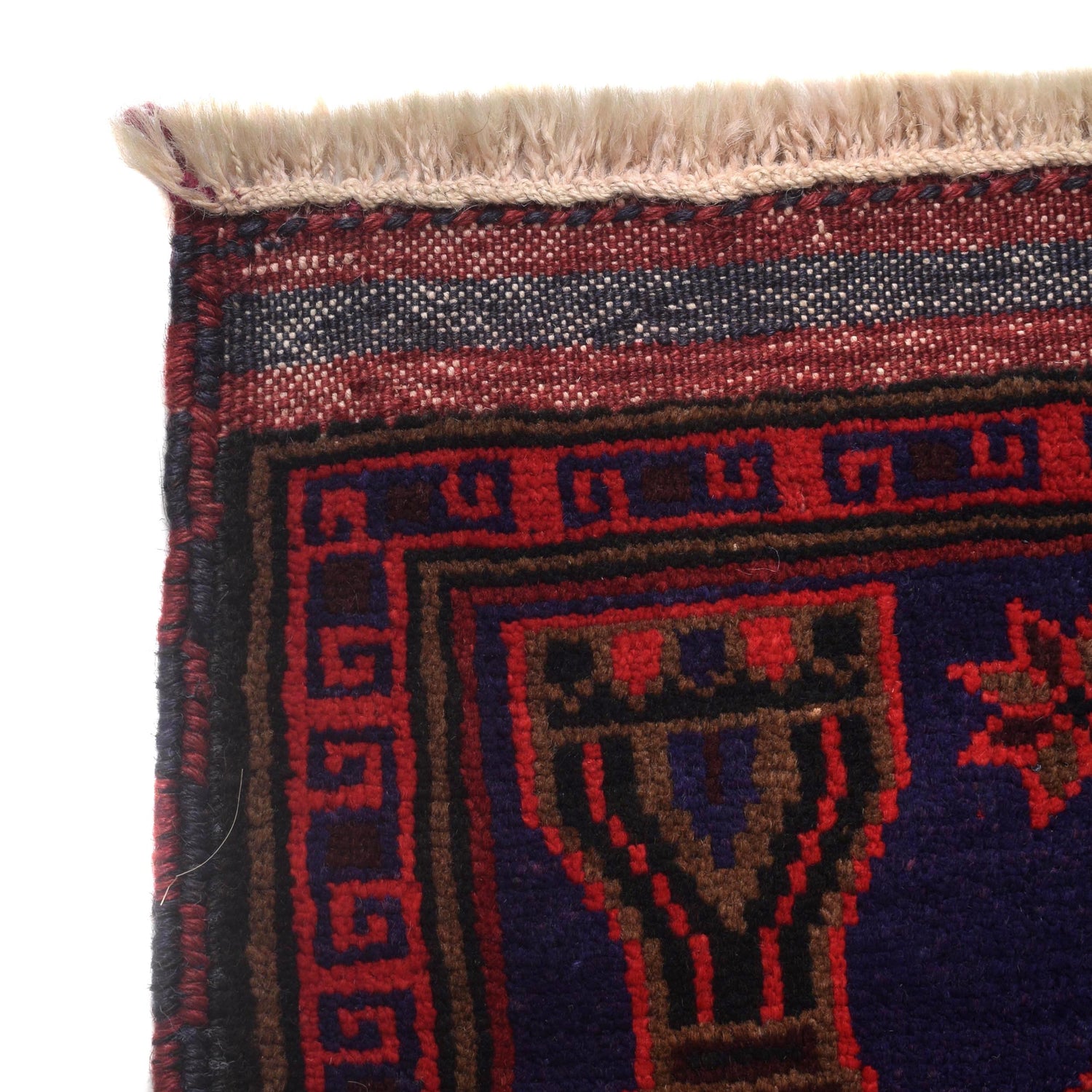 Hand Knotted Baluchi Rug 3' 1" x 4' 9" ft / 93 x 145 cm - No. G15338