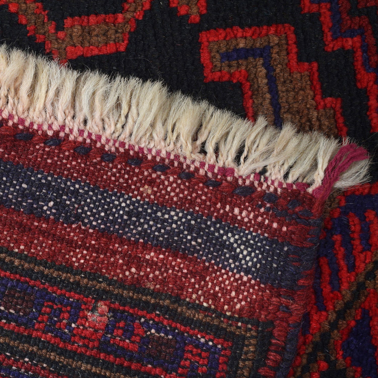 Hand Knotted Baluchi Rug 3' 1" x 4' 9" ft / 93 x 145 cm - No. G15338