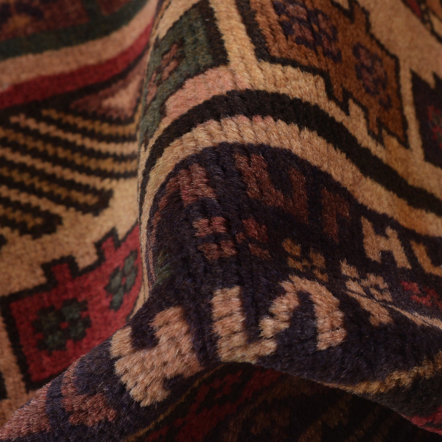 Handmade Picture Area Rug 3' 1" x 4' 4" ft / 94 x 132 cm - No. G16279