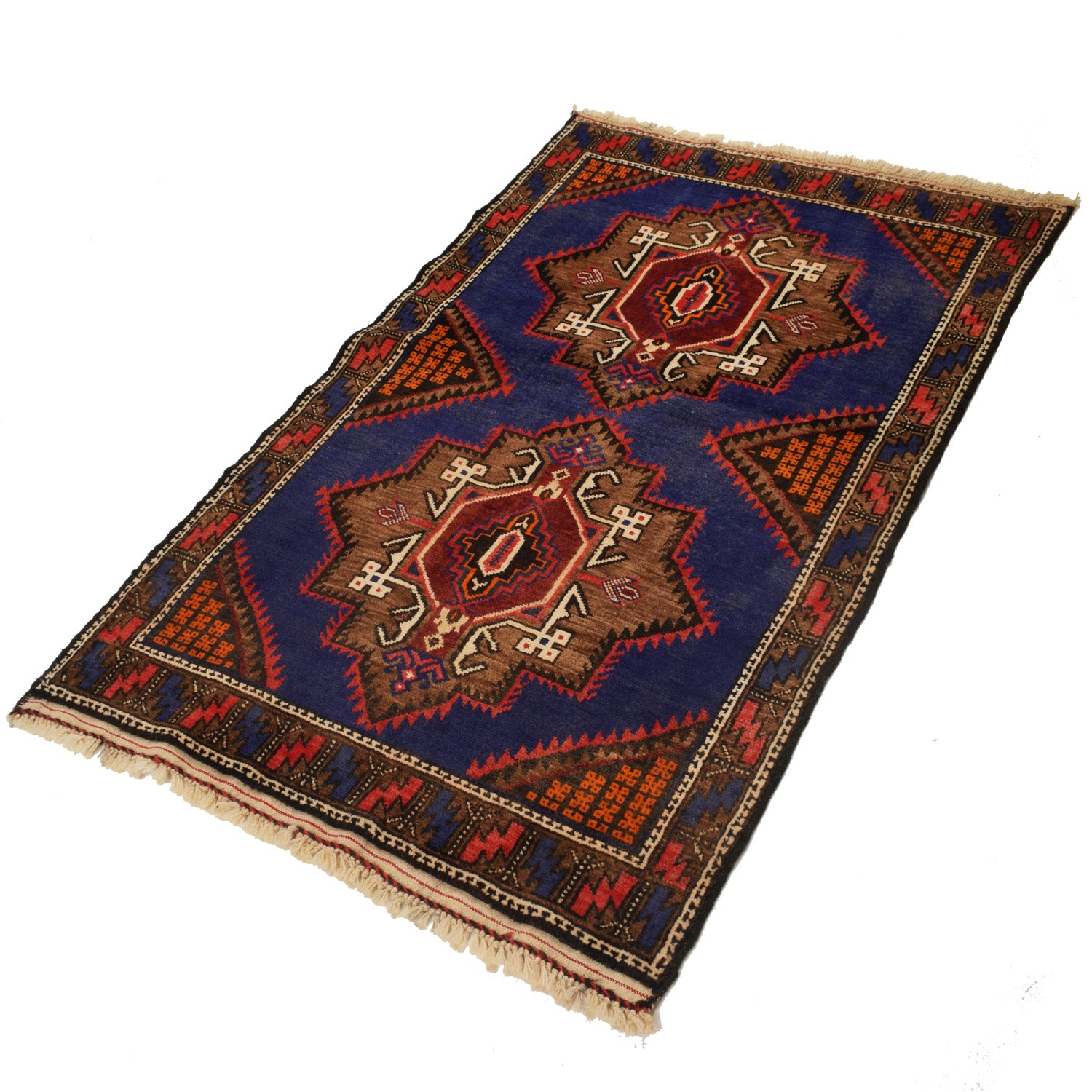 Handmade Balochi Rug 3' 0" x 4' 11" ft / 91 x 150 cm - No. G17002