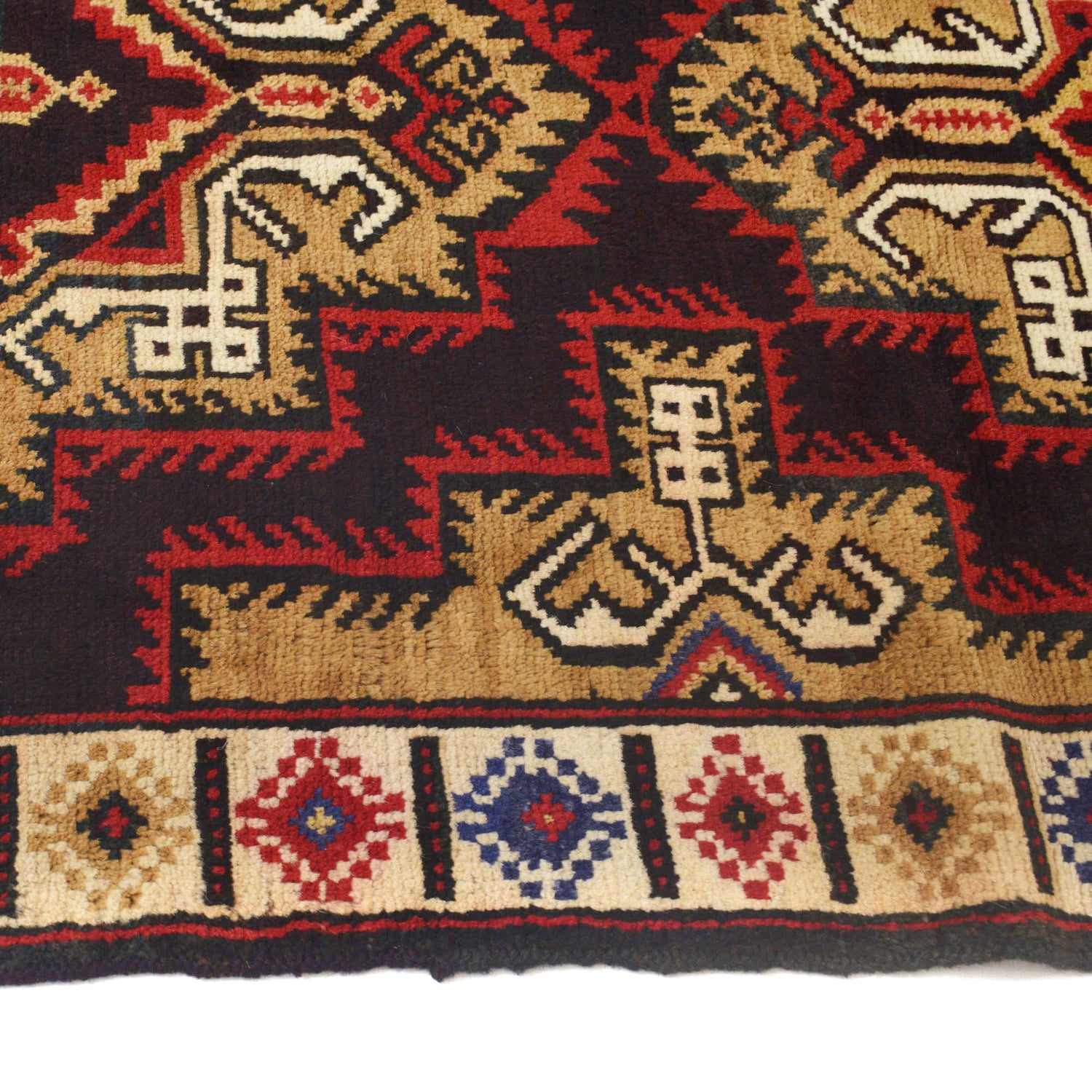 Handmade Balochi Rug 2' 9" x 4' 9" ft / 83 x 144 cm - No. G17624
