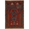 Hand Knotted Prayer Rug 3' 5" x 5' 1" ft / 104 x 156 cm - G18461