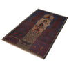 Hand Knotted Prayer Rug 2' 11" x 4' 6" ft / 89 x 138 cm - G18475