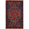 Handmade Balochi Carpet 2' 10" x 4' 6" ft / 86 x 136 cm - No. G18477