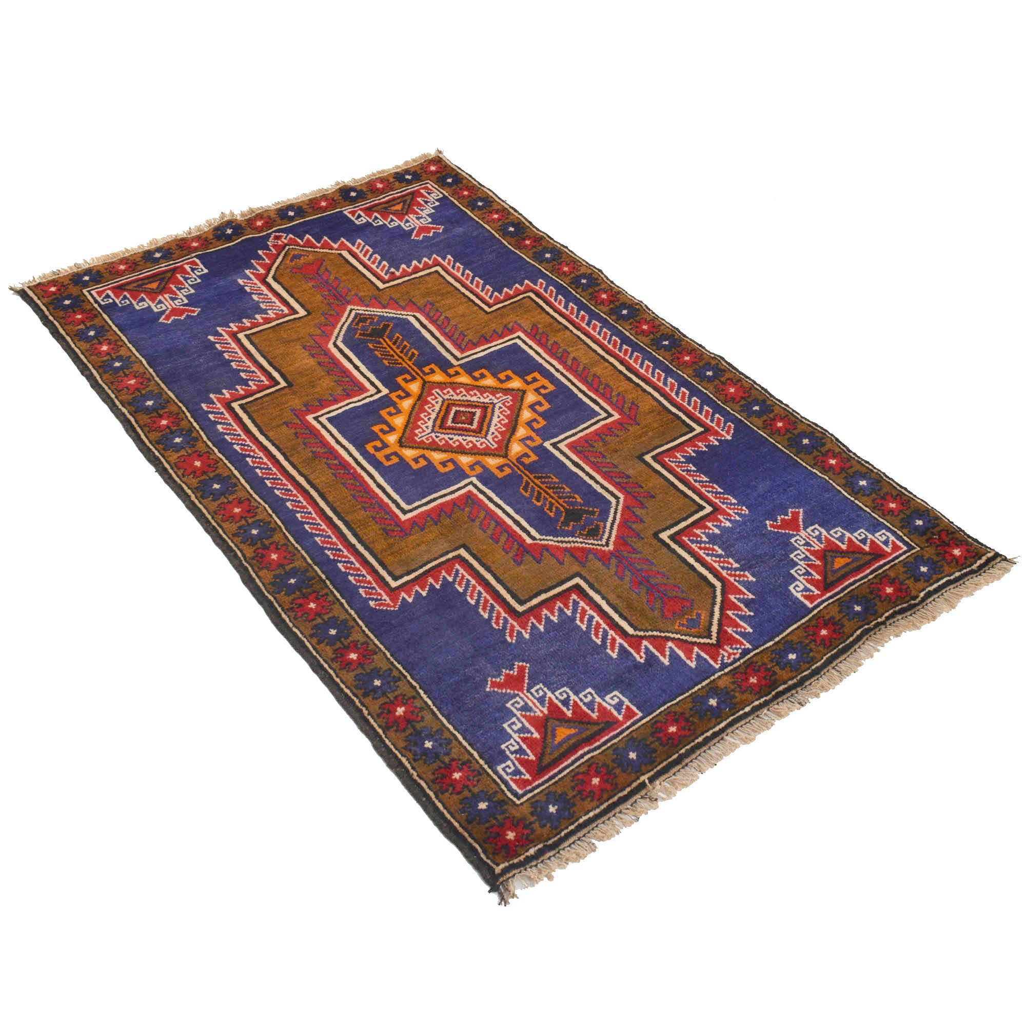 Handmade Balochi Rug 3' 0" x 4' 8" ft / 91 x 143 cm - No. G18765