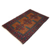 Tribal Baloch Rug 3' 0" x 4' 4" ft / 92 x 133 cm - No. G18766