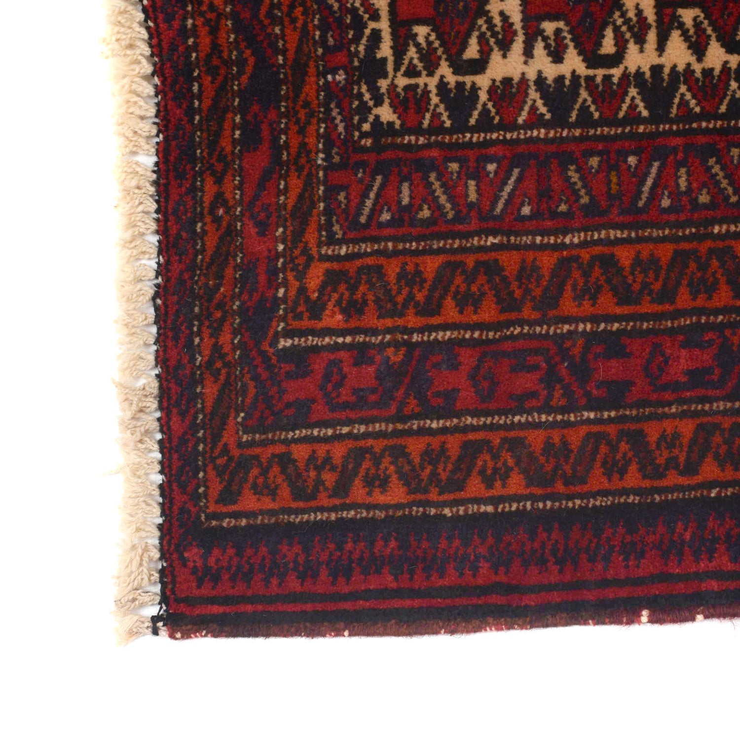 Small Prayer Carpet 2' 8" x 3' 8" ft / 82 x 111 cm - No. G18975