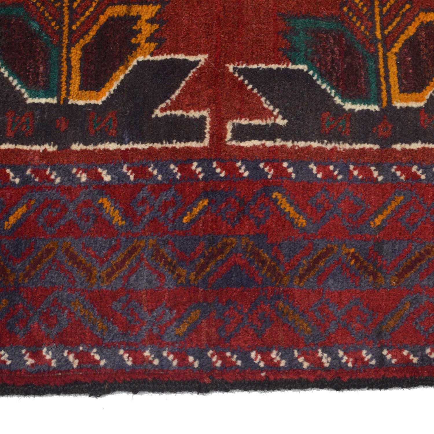 Tribal Baloch Rug 3' 0" x 4' 8" ft / 91 x 143 cm - No. G18976