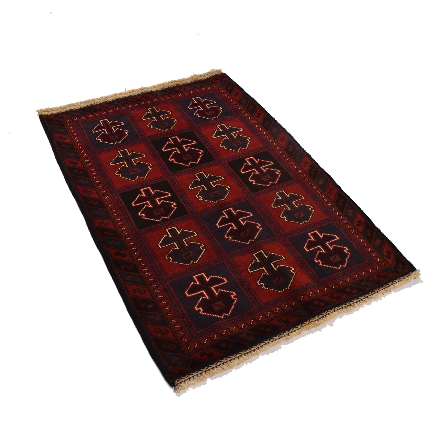 Handmade Balochi Rug 2' 11" x 4' 5" ft / 90 x 134 cm - No. G19027