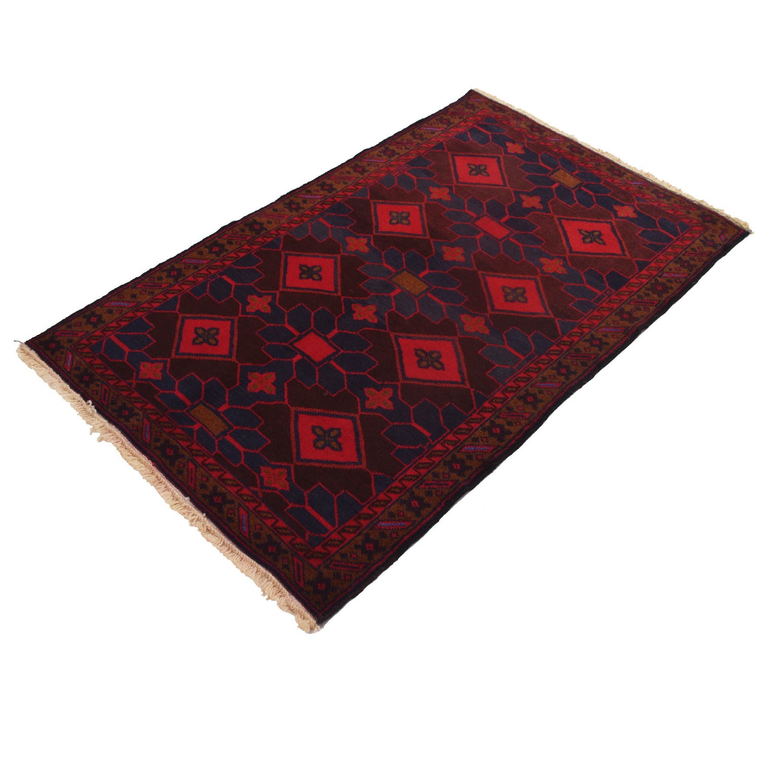 Baluch Small Size Rug 2' 11" x 4' 8" ft / 90 x 142 cm - No. G19035