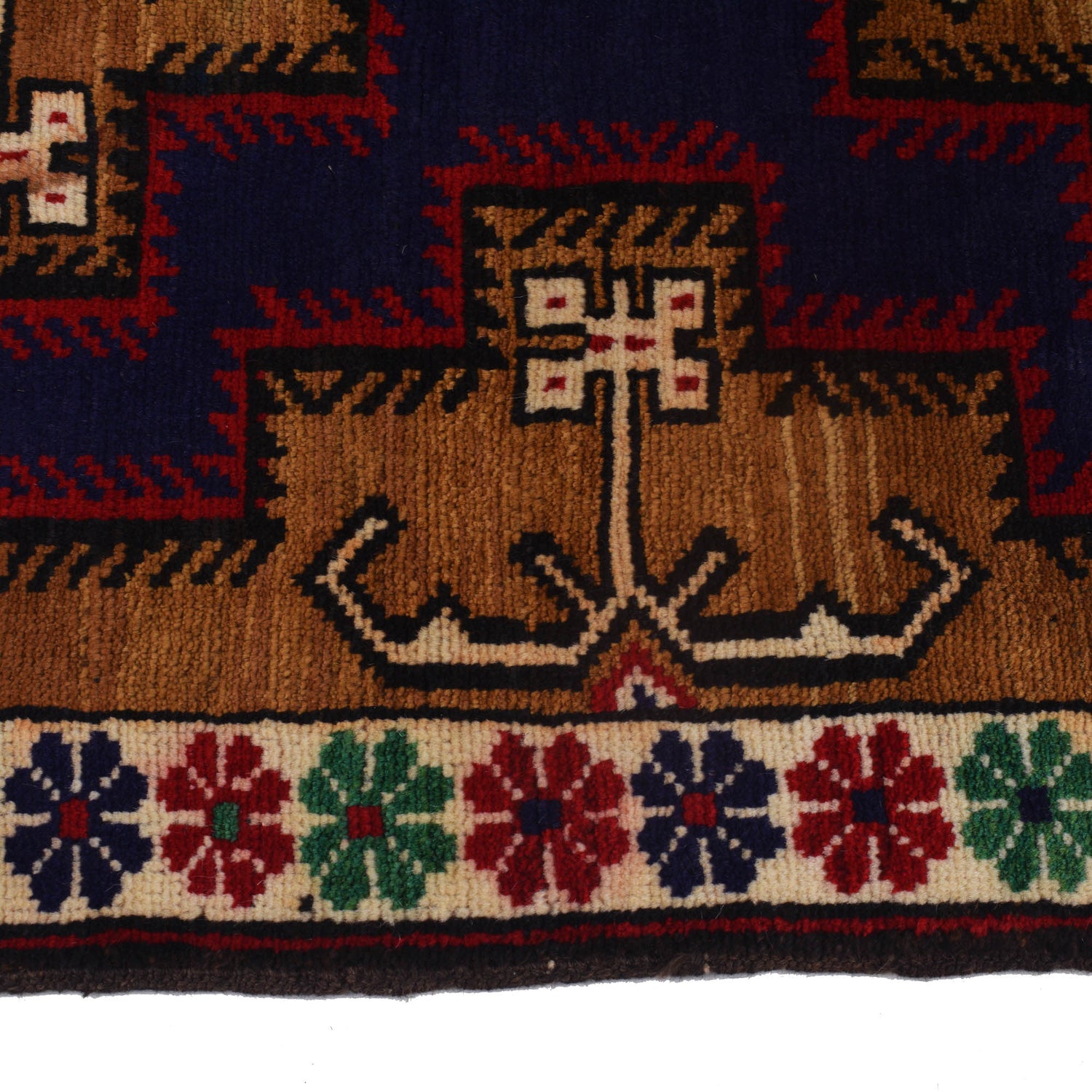 Blue Color Baluchi Rug 3' 1" x 4' 8" ft / 93 x 143 cm - No. G19054