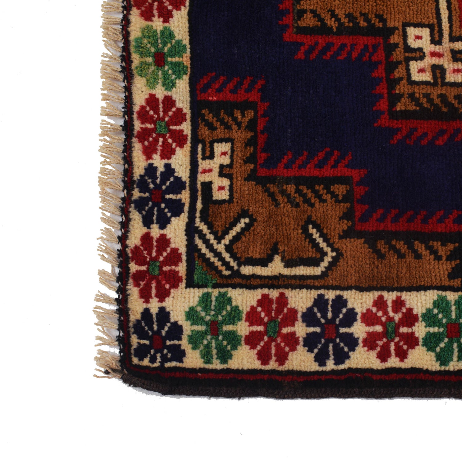 Blue Color Baluchi Rug 3' 1" x 4' 8" ft / 93 x 143 cm - No. G19054