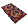 Blue Color Baluchi Rug 2' 9" x 4' 8" ft / 83 x 143 cm - No. G19125