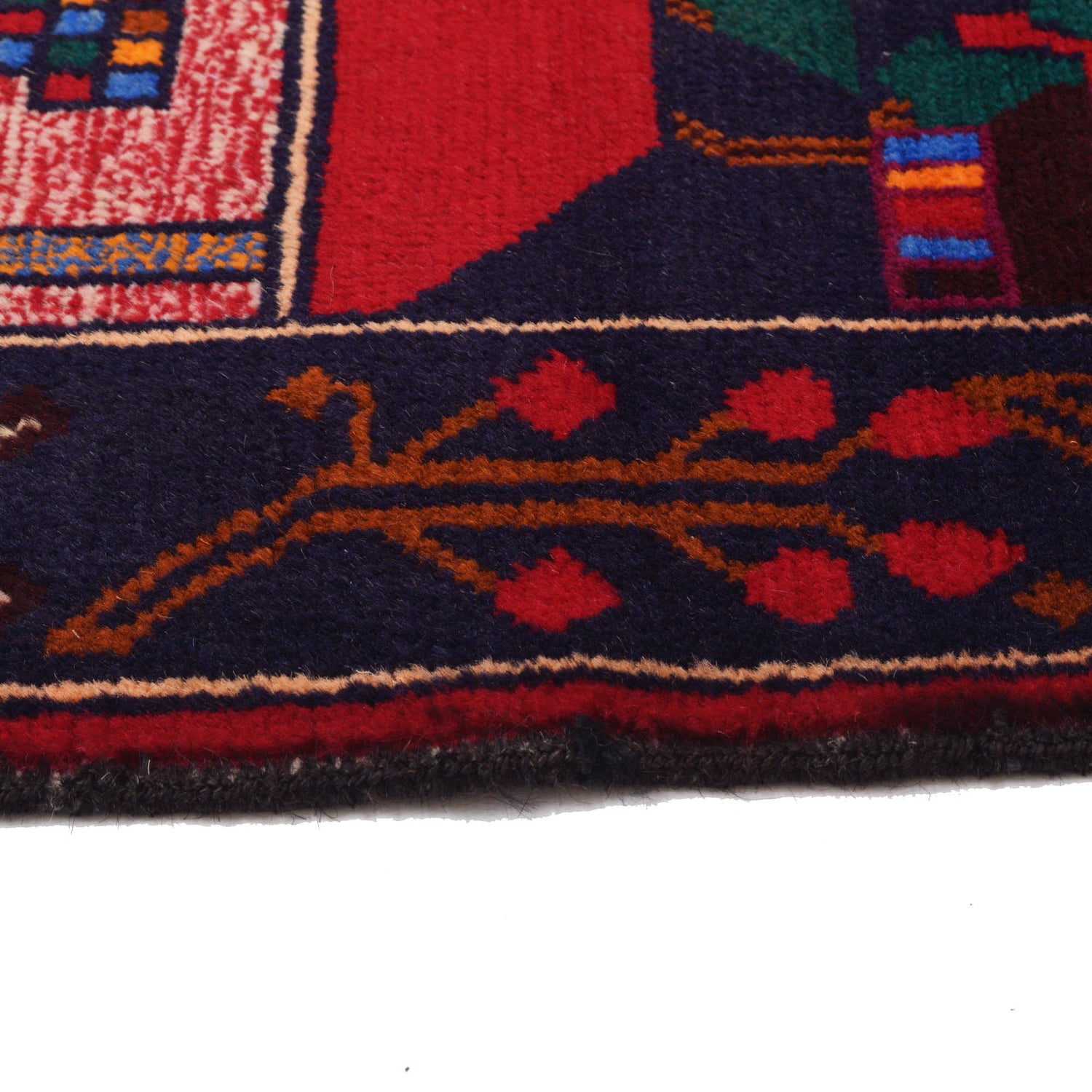 Handmade Picture Area Rug 2' 11" x 4' 8" ft / 89 x 143 cm - No. G19248