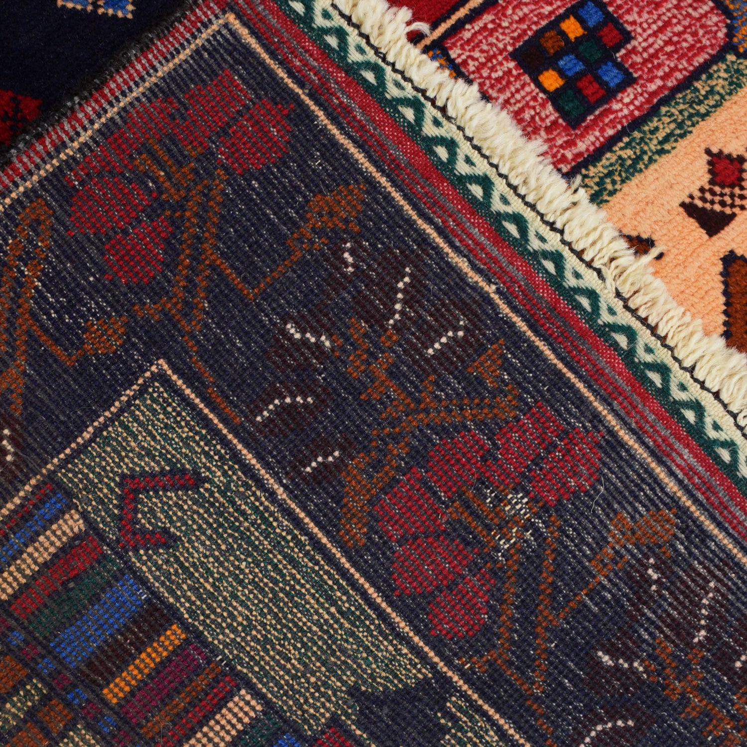 Handmade Picture Area Rug 2' 11" x 4' 8" ft / 89 x 143 cm - No. G19248