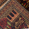 Small Prayer Carpet 2' 10" x 5' 1" ft / 87 x 154 cm - G19254