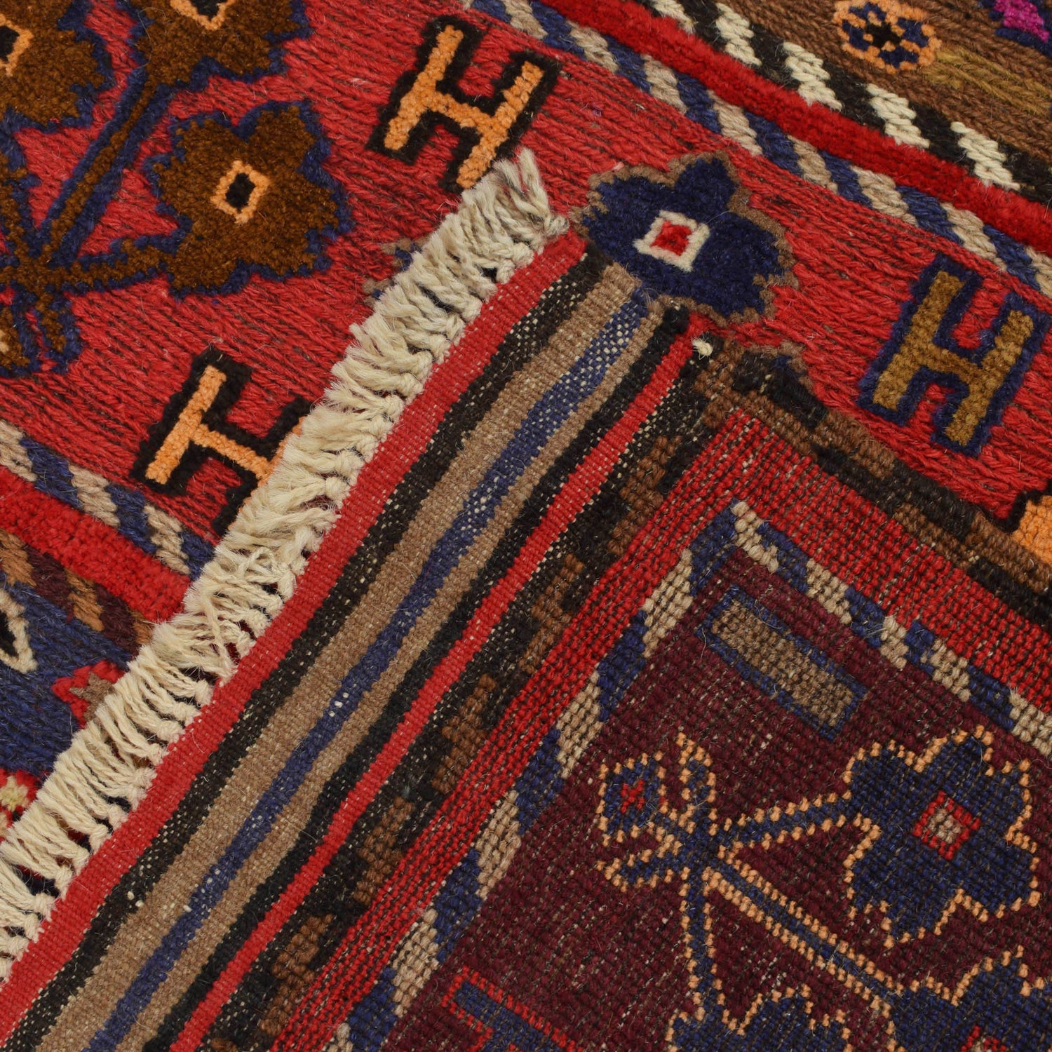 Hand Knotted Baluchi Rug 2' 11" x 5' 0" ft / 90 x 153 cm - No. G19425