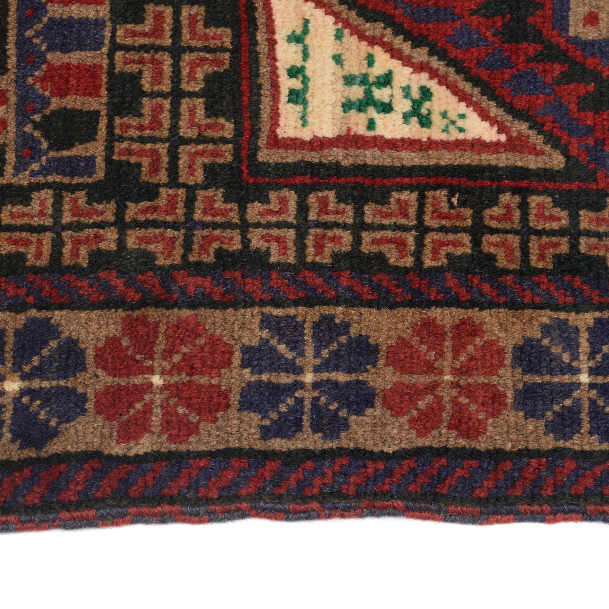 Small Prayer Carpet 2' 8" x 4' 4" ft / 82 x 132 cm - No. G19431