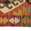 Handmade Turkish Design Wool Kilim Runner 2' 1" x 5' 8" ft / 64 x173 cm - No. G19514