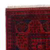 Red Color Afghan Area Rug 3' 3" x 5' 0" ft / 98 x 152 cm - No. G19653