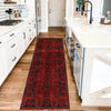 Red Color Khal Mohammadi Runner Rug 2' 9" x 6' 3" ft / 84 x 190 cm - No. G19657