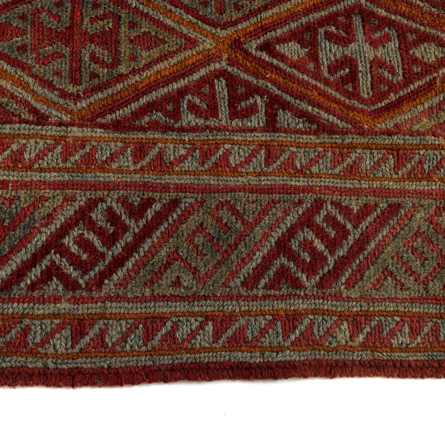 Handmade Afghan Carpet 5' 0" x 6' 3" ft / 152 x 191 cm - No. G19680