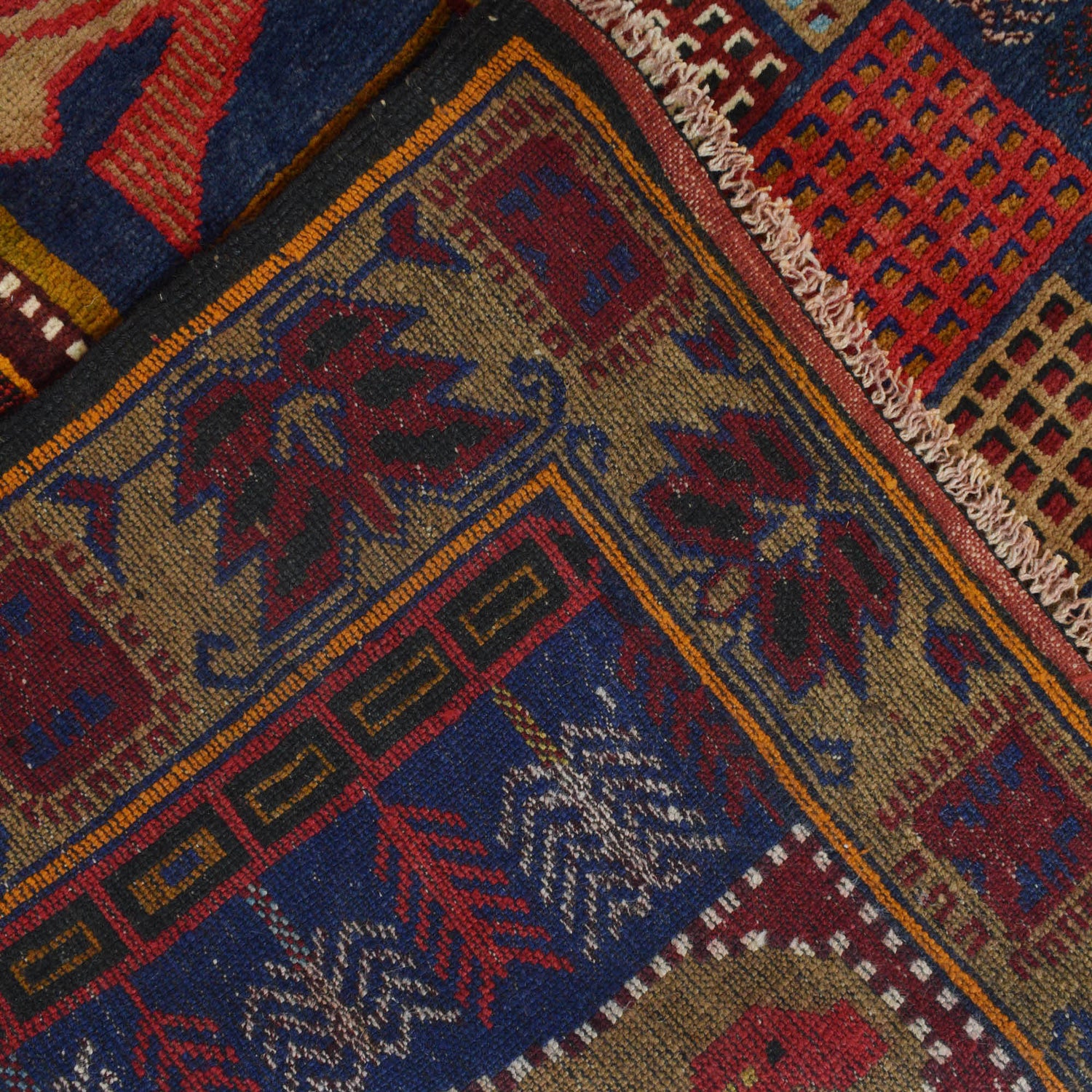 Handmade Picture Area Rug 4' 3" x 6' 10" ft / 130 x 209 cm - No. G19955