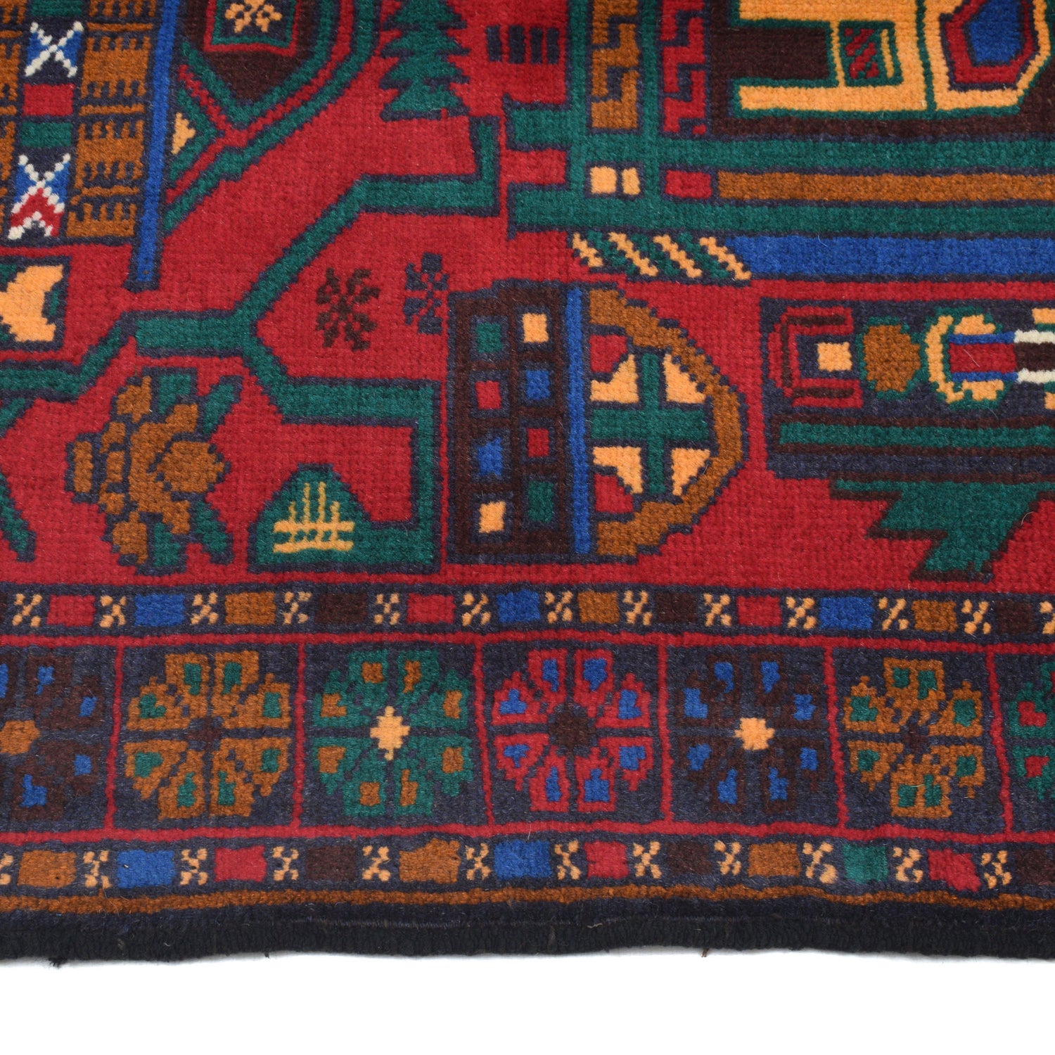 Tribal Baloch Rug 2' 10" x 4' 9" ft / 86 x 146 cm - No. G20020
