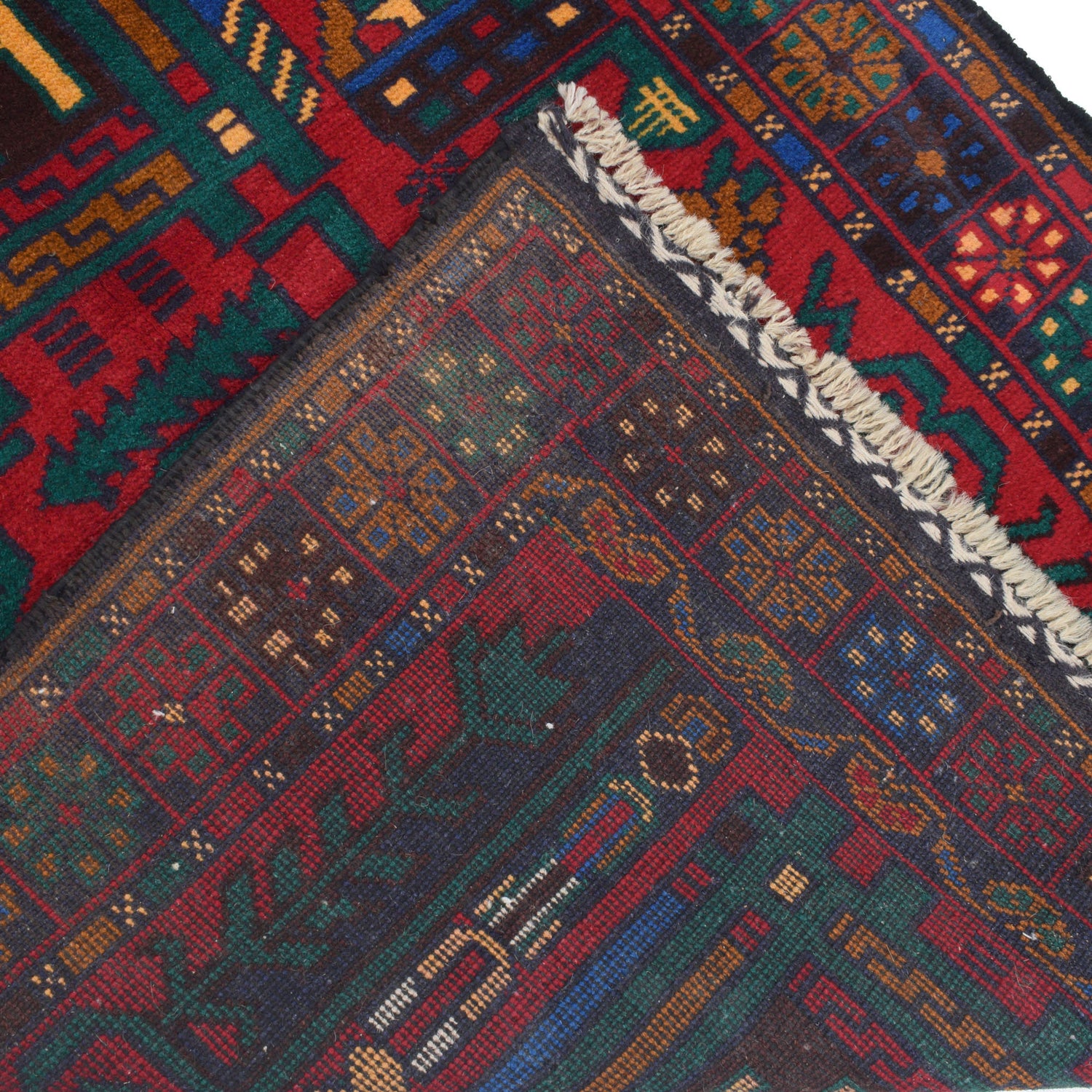 Tribal Baloch Rug 2' 10" x 4' 9" ft / 86 x 146 cm - No. G20020