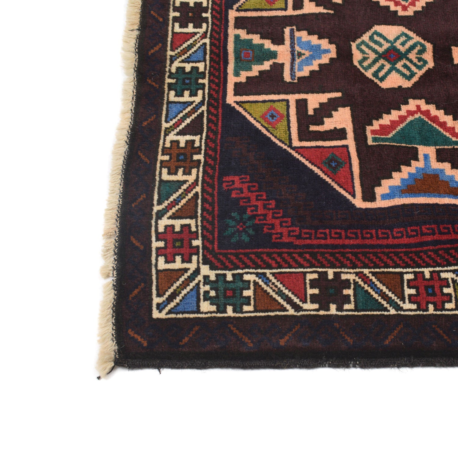 Tribal Baloch Rug 3' 1" x 4' 6" ft / 93 x 138 cm - No. G20024
