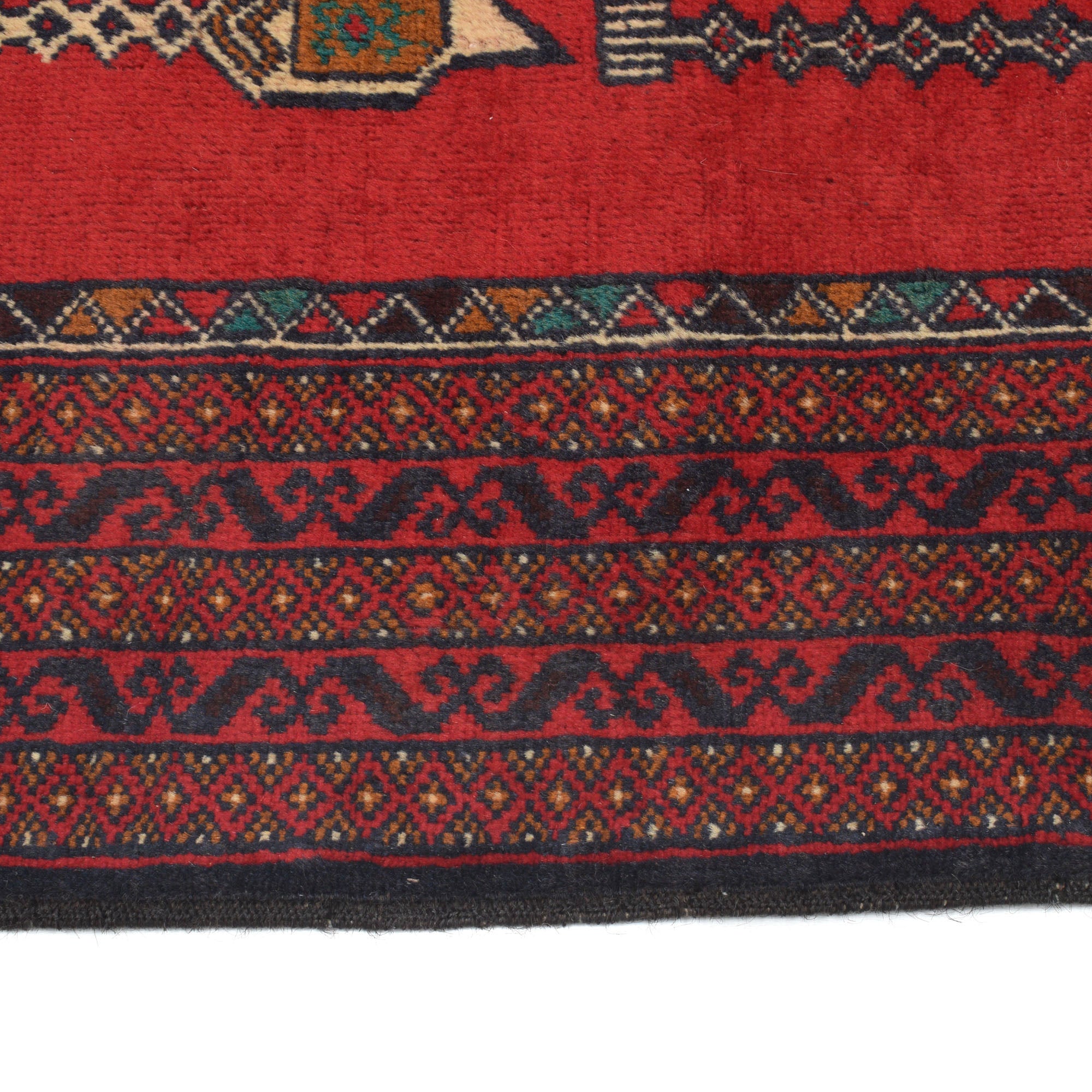 Handmade Prayer Rug 2' 10" x 4' 6" ft / 86 x 138 cm - G20027