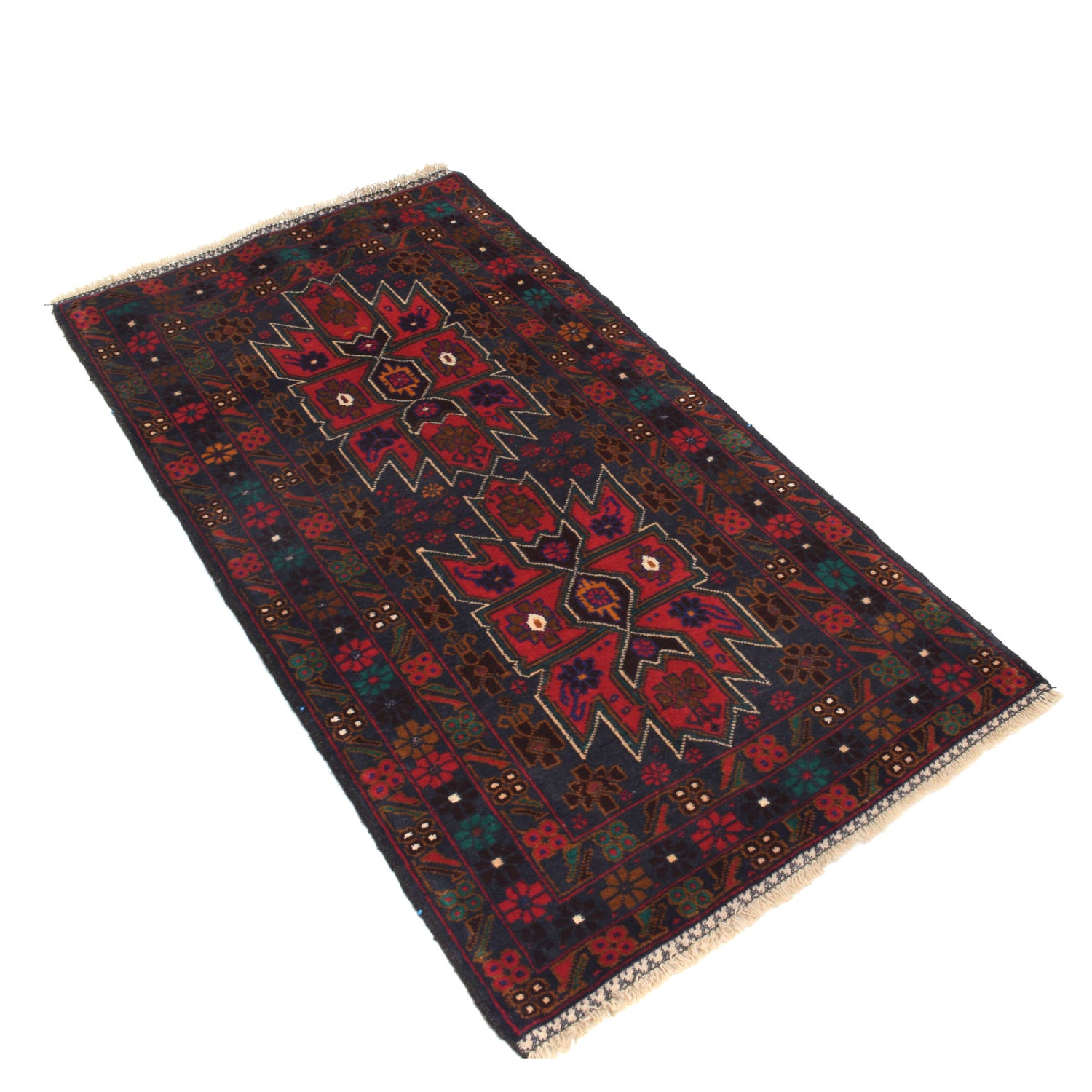 Baluch Small Size Rug 2' 9" x 5' 1" ft / 84 x 154 cm - No. G20066