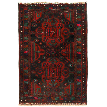 Handmade Balochi Rug 2' 11" x 4' 5" ft / 90 x 134 cm - No. G20091