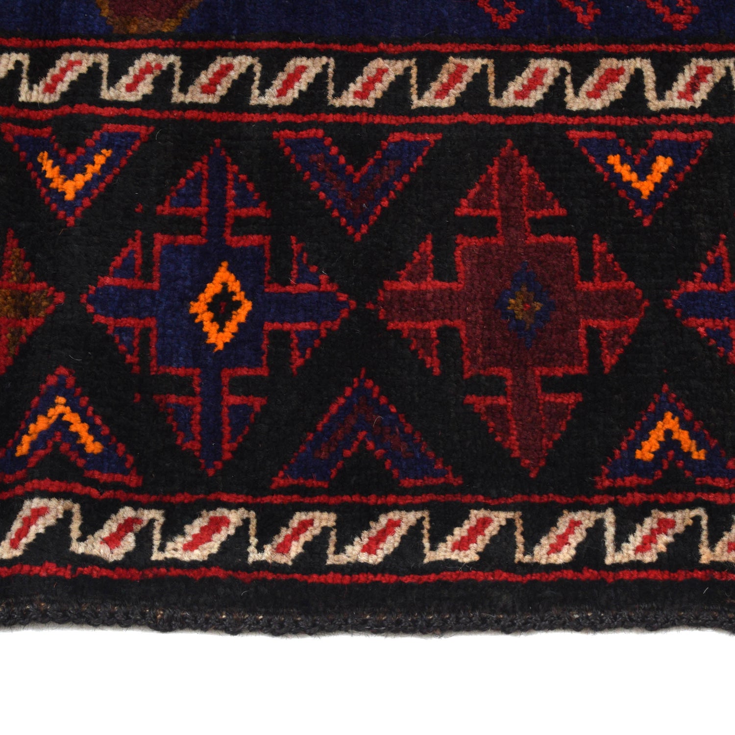 Handmade Baluchi Rug 4' 0" x 6' 5" ft / 123 x 195 cm - No. G20357