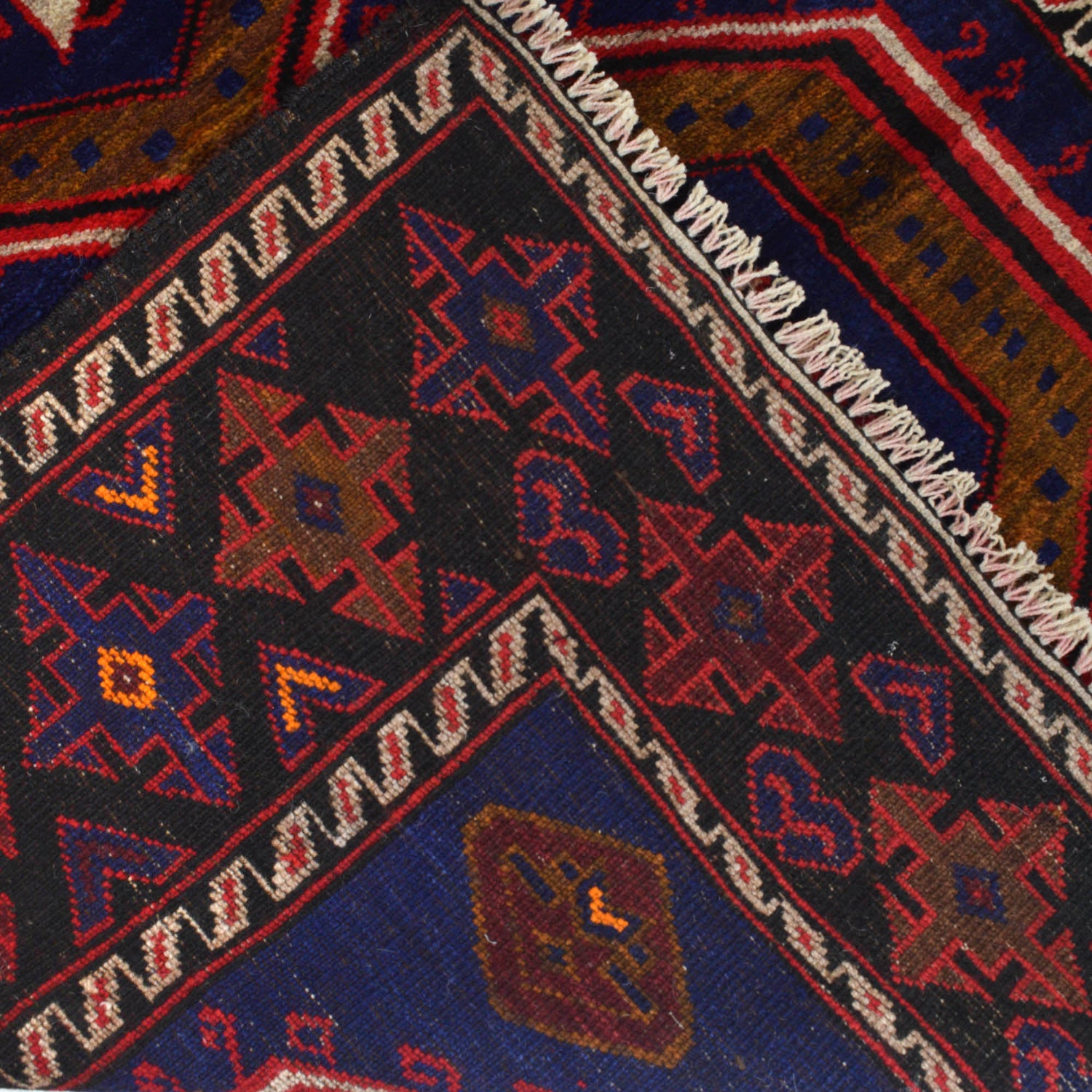 Handmade Baluchi Rug 4' 0" x 6' 5" ft / 123 x 195 cm - No. G20357