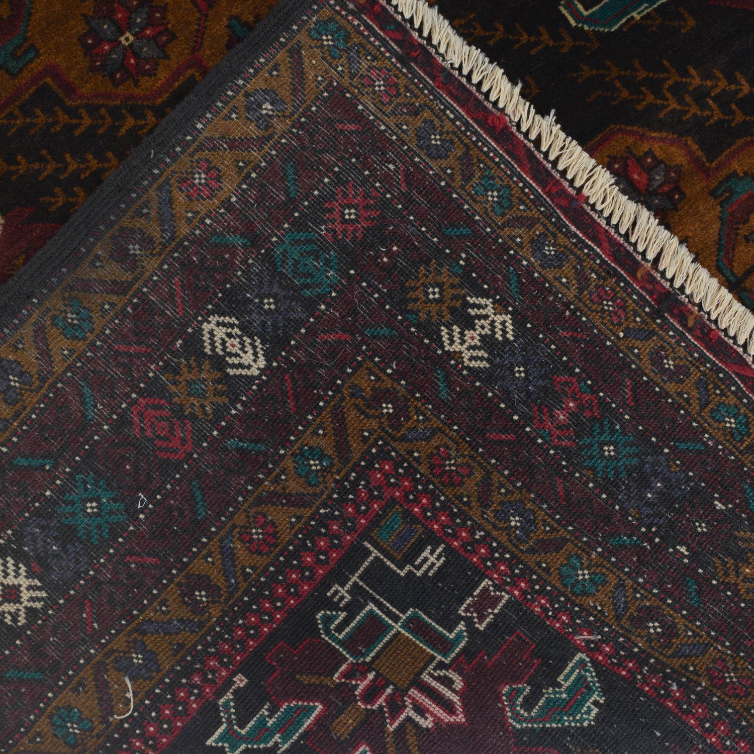 Handmade Baluchi Rug 4' 2" x 6' 2" ft / 127 x 187 cm - No. G20359