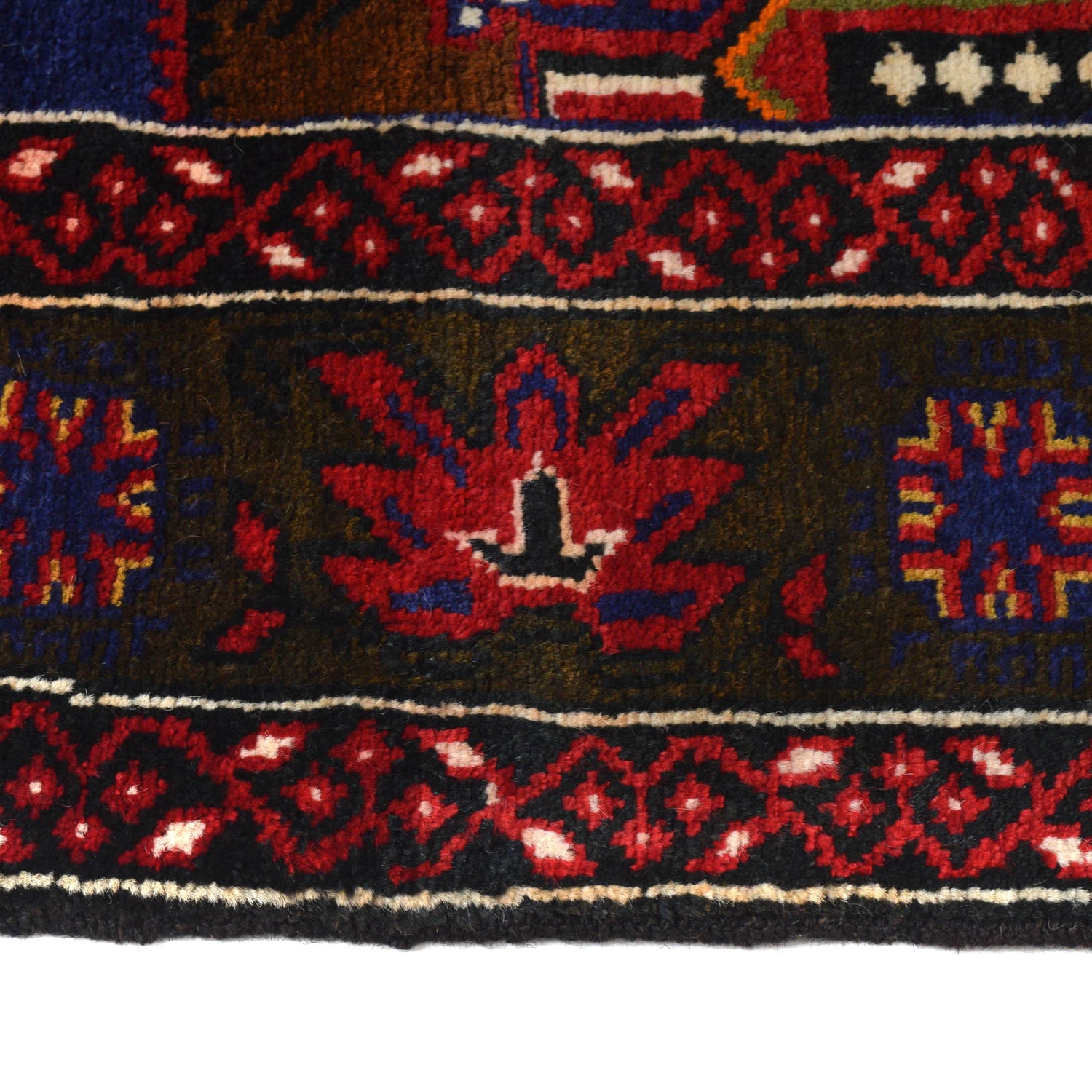 Hand Knotted Baluchi Rug 3' 11" x 6' 3" ft / 120 x 190 cm - No. G20362