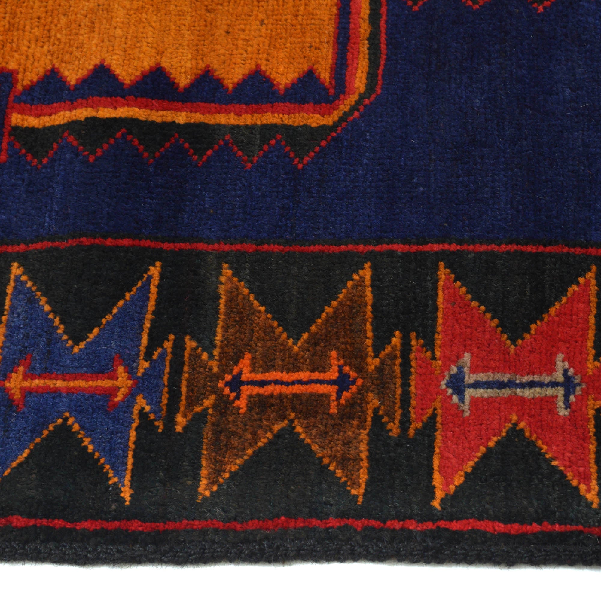 Traditional Baloch Rug 4' 2" x 6' 9" ft / 127 x 205 cm - No. G20368