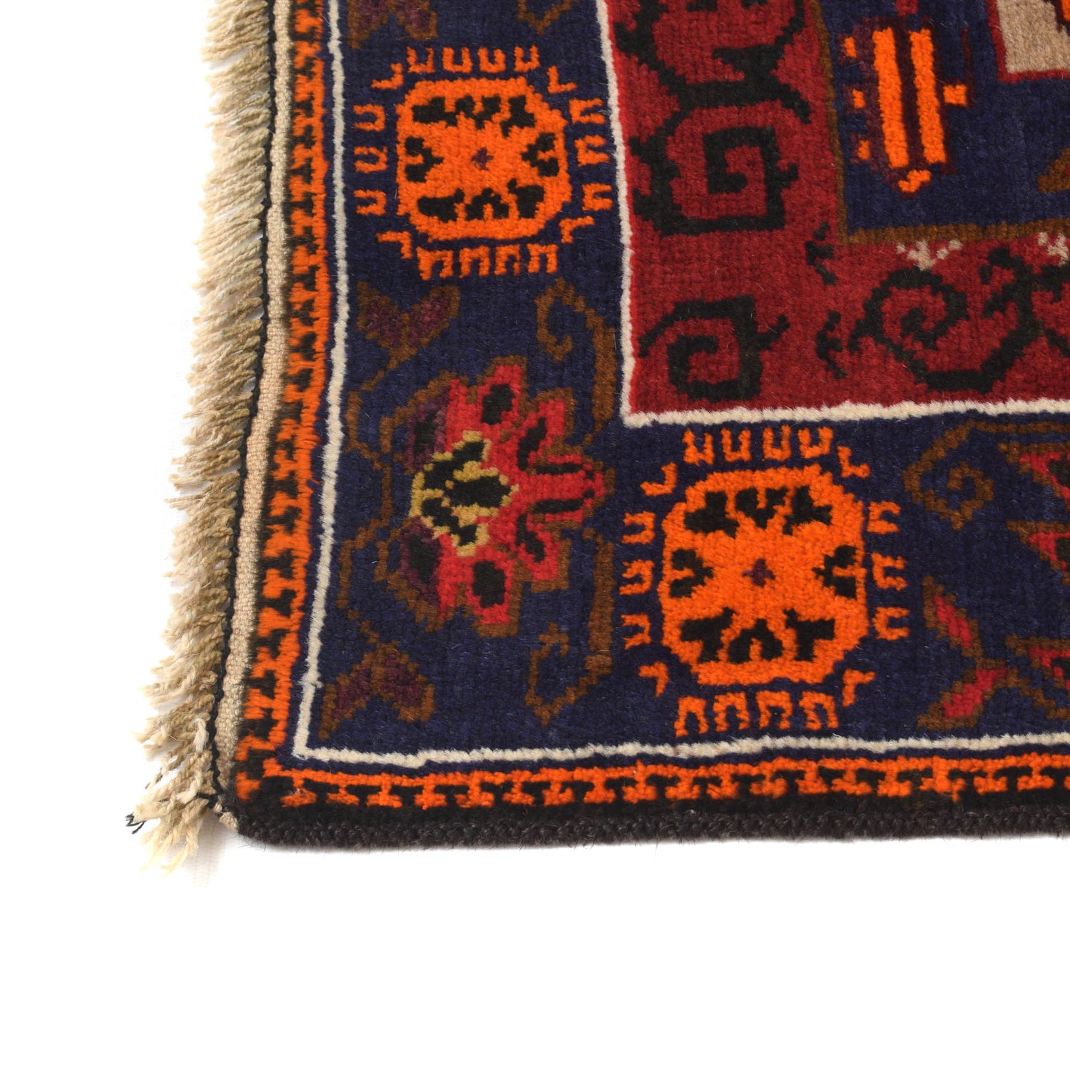 Handmade Picture Area Rug 4' 2" x 6' 2" ft / 126 x 187 cm - No. G20377