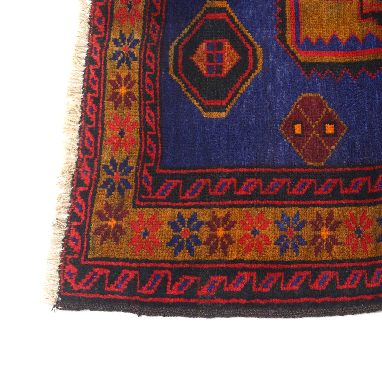 Tribal Baloch Rug 4' 1" x 6' 6" ft / 125 x 197 cm - No. G20417