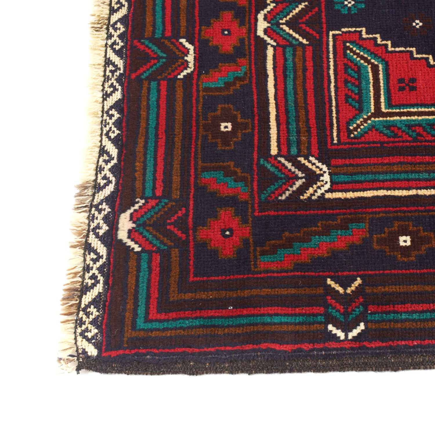 Tribal Baloch Rug 4' 1" x 6' 7" ft / 124 x 201 cm - No. G20419
