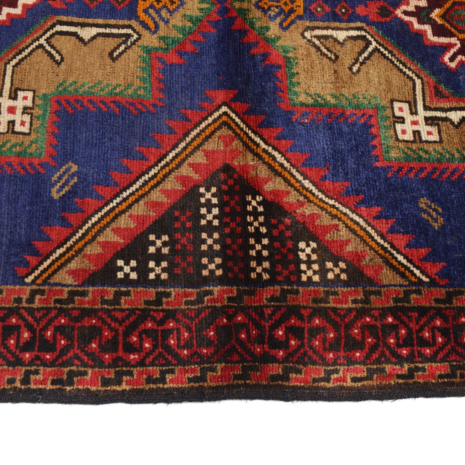Tribal Baloch Rug 3' 8" x 5' 11" ft / 111 x 180 cm - No. G20453