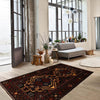 Hand Knotted Baluchi Rug 4' 1" x 7' 1" ft / 124 x 217 cm - No. G21502
