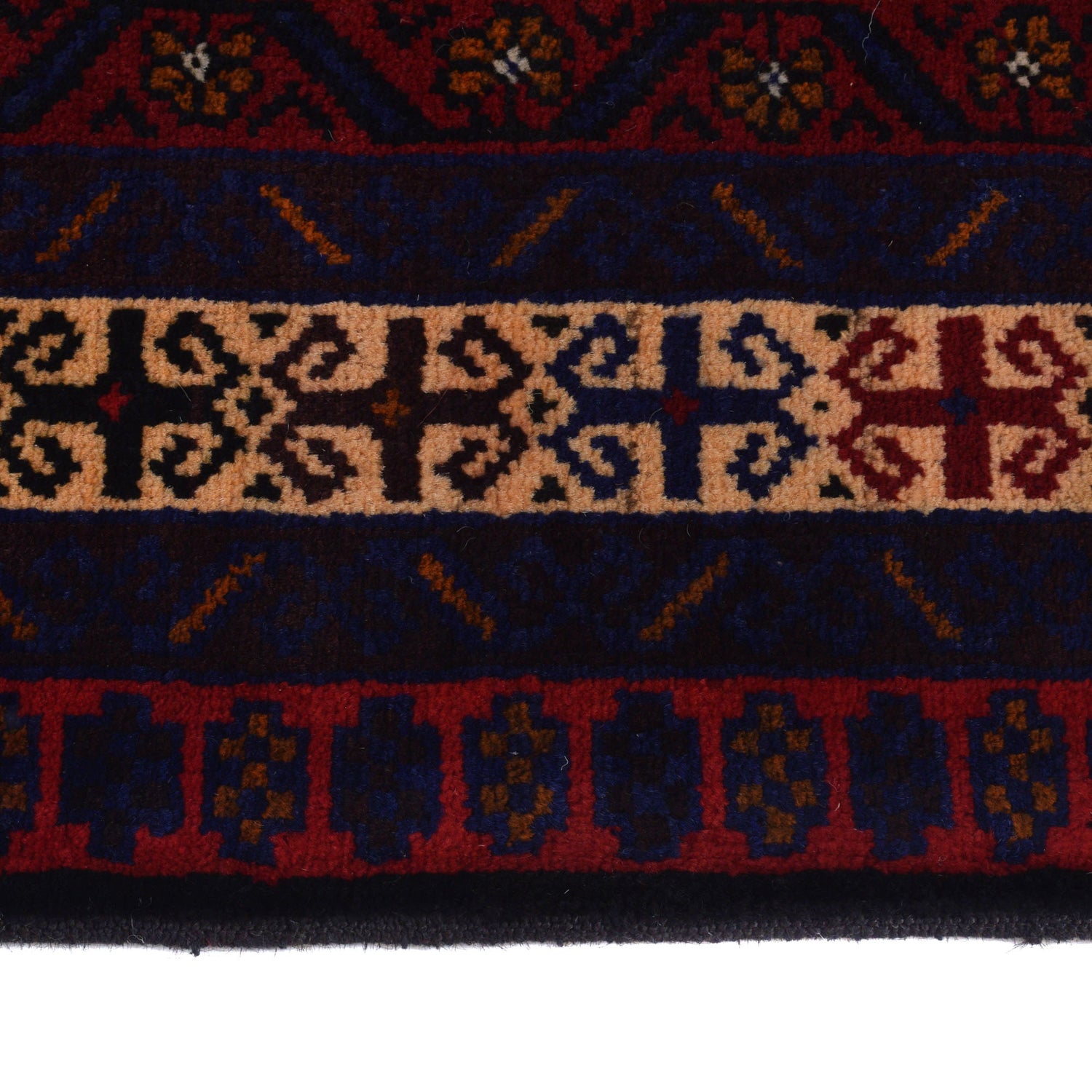 Baluch Short Rug 4' 3" x 6' 6" ft / 119 x 198 cm - No. G21503