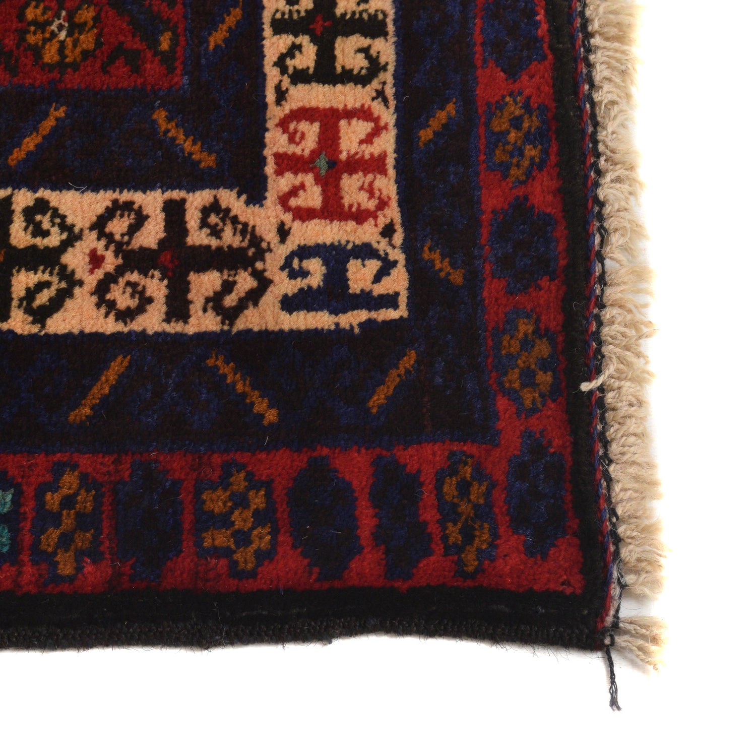 Baluch Short Rug 4' 3" x 6' 6" ft / 119 x 198 cm - No. G21503